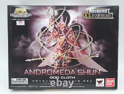 Bandai Andromeda Shun God Cloth 10th Anniversary Ed Saint Seiya Myth Cloth