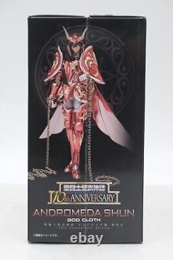 Bandai Andromeda Shun God Cloth 10th Anniversary Ed Saint Seiya Myth Cloth