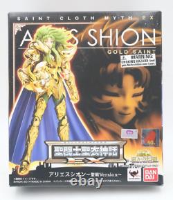 Bandai Saint Seiya Aries Shion Gold Saint Cloth Myth EX 2014