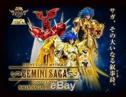 Bandai Saint Seiya Cloth Myth EX Soul of Gold Gemini Saga God Cloth Premium Set