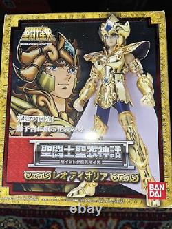 Bandai Saint Seiya Cloth Myth Gold Saint Leo Aioria Action Figurin New Sealed