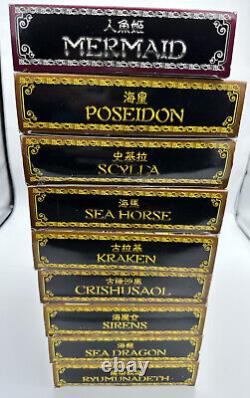 Bandai Saint Seiya Cloth Myth Poseidon Generals Shogun set of 9 HK Vintage USED