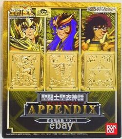 Bandai Saint Seiya Saint Cloth Myth Appendix Gold Cloth Box Vol. 3 Brand New