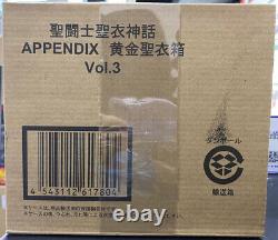 Bandai Saint Seiya Saint Cloth Myth Appendix Gold Cloth Box Vol. 3 Brand New