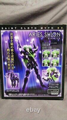 Bandai Tamashii Saint Seiya Myth Cloth EX Aries Shion Surplice Action Figure JP