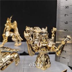 Gold Saint Seiya Myth Cloth Statue Figure Collectbles with Seprate Palace 12PCS