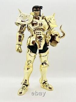 MST Saint Seiya Cloth Myth EXM 24k Gold Taurus Aldebaran Model Metal Cloth
