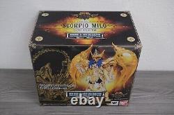 READ Saint Seiya Myth EX Scorpio Milo God Cloth Soul of Gold Action Figure