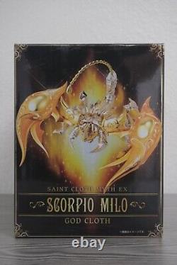 READ Saint Seiya Myth EX Scorpio Milo God Cloth Soul of Gold Action Figure