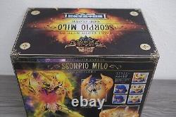 READ Saint Seiya Myth EX Scorpio Milo God Cloth Soul of Gold Action Figure