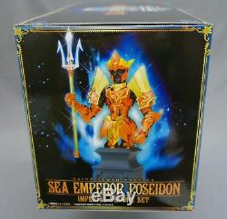 Saint Seiya Myth Cloth EX Sea Emperor Poseidon Imperial Throne Set Bandai NEW
